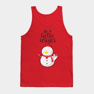 hello winter, hello christmas, christmas party Tank Top